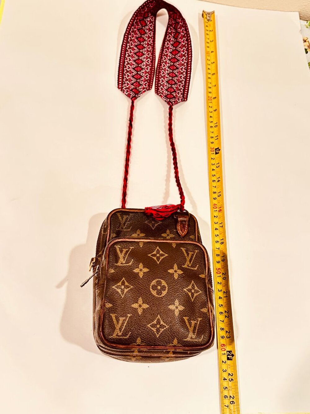 Louis Vuitton Monogram Amazone Crossbody Vintage Custom Strap - Picture 5 of 12
